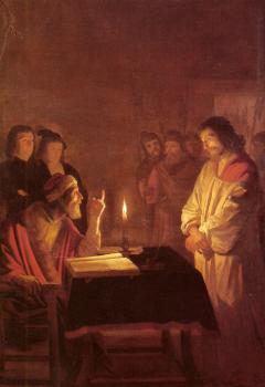 Gerrit Van Honthorst : Christ Before the High Priest